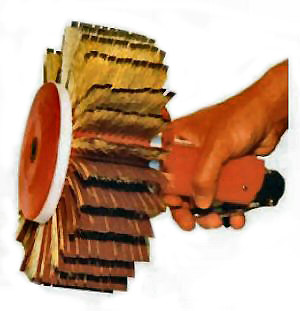 Photo of an F6 hand sanding tool